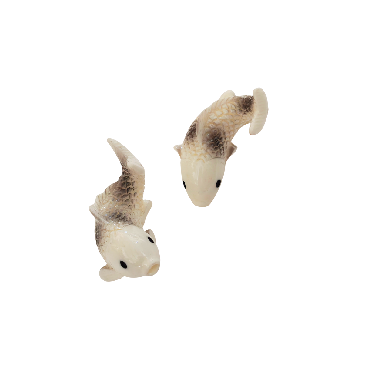 Decor Small White With Black Fish Toy | Single