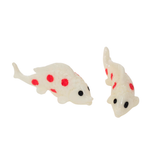 Decor Small White With Red Spotted Fish Toy | Single