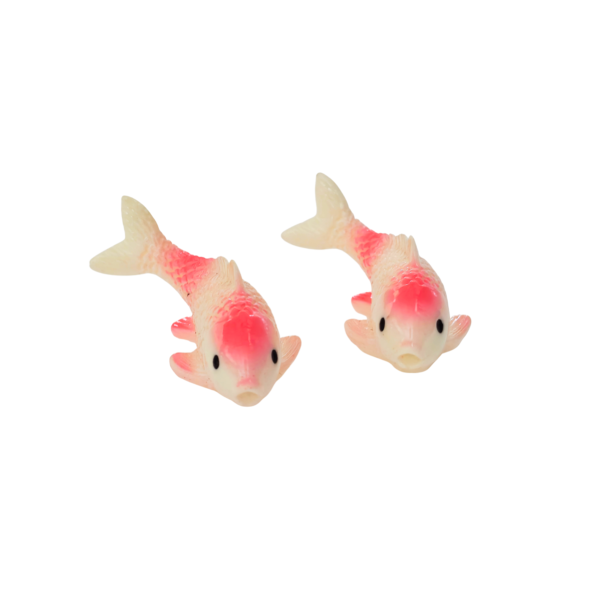 Decor Small White With Pink  Fish Toy | Single