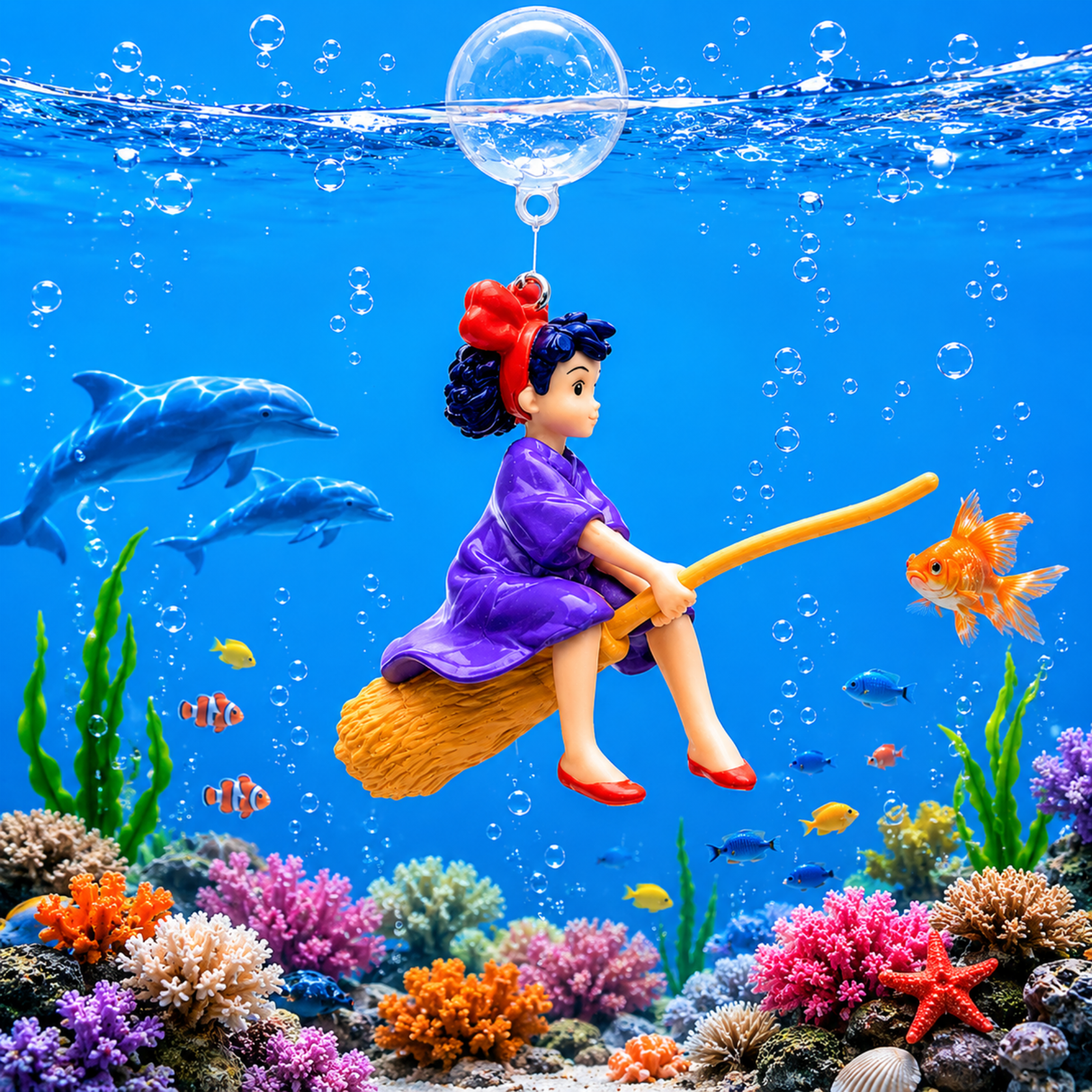 Decor Toy - Floating Little Witch