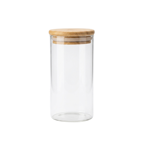 Mini Terrarium Glass Jar With Bamboo Lid | Single