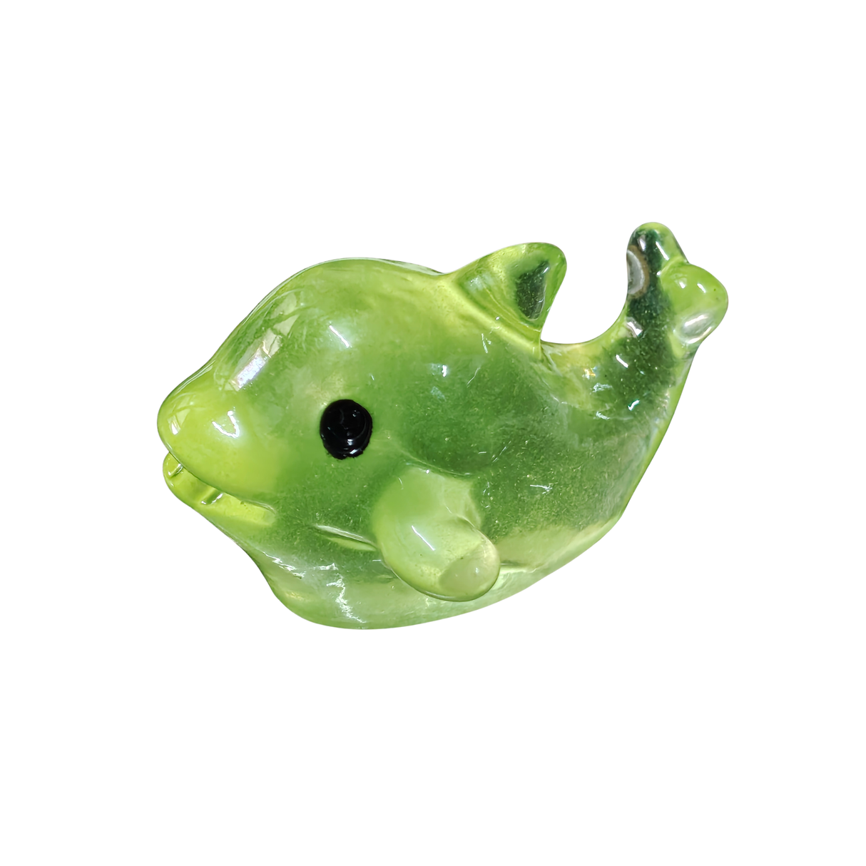 Decor Cute Glow Dolphin Fish Toy - Green