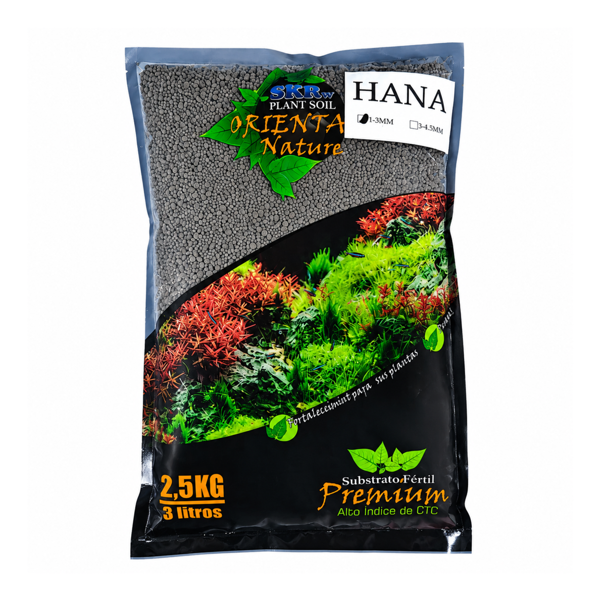 HANA Nature Planted Tank Soil 1.3mm - 3L