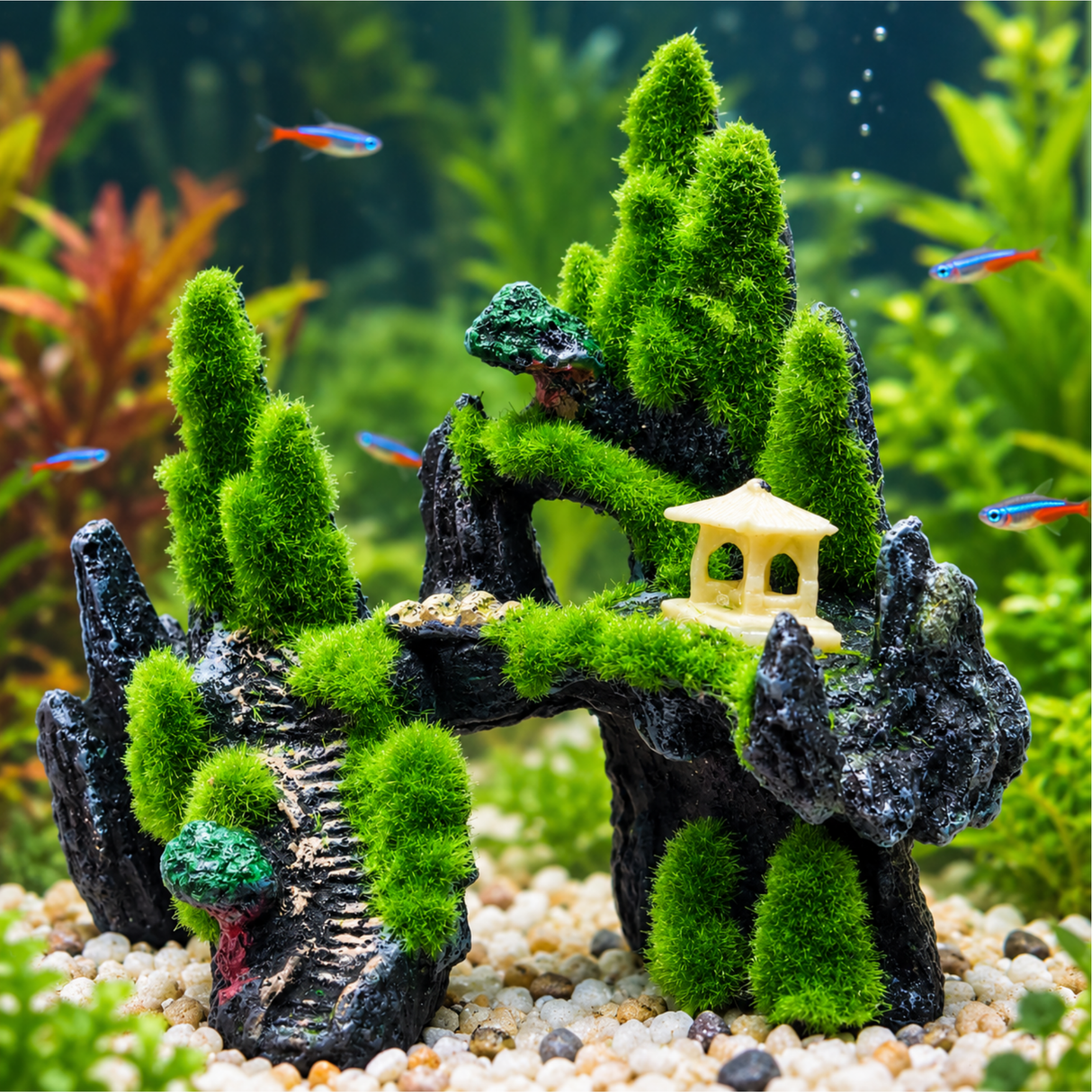 Decor Aquarium Mountain Rockery Decoration - 812