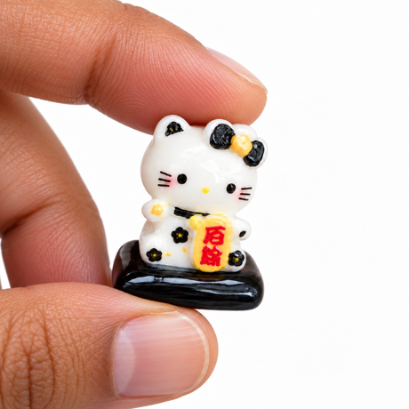 Decor Mini Kitty Toy Black Color | Single