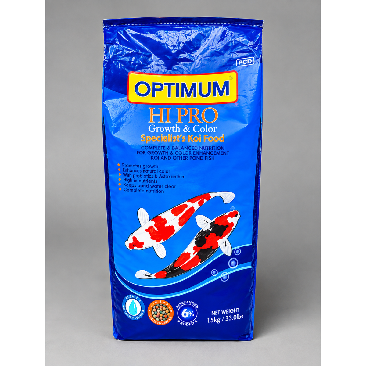 Food Optimum Hi-Pro Koi Growth & Color 15 kg