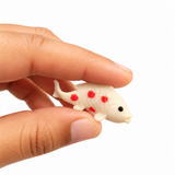 Decor Small White With Red Spotted Fish Toy | Single