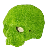 Aquarium Decor Skeleton Head With Moss Toy Medium