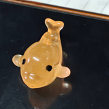 Decor Cute Glow Dolphin Fish Toy Orange | Single