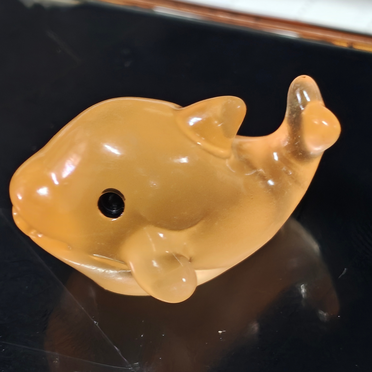 Decor Cute Glow Dolphin Fish Toy Orange | Single