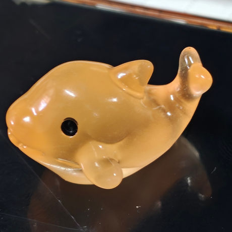 Decor Cute Glow Dolphin Fish Toy Orange | Single