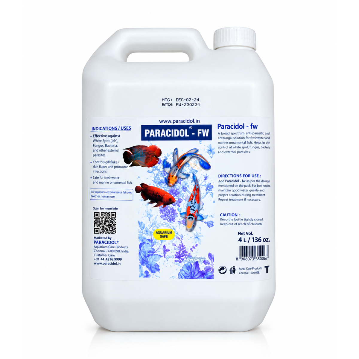 Aquatic Remedies Paracidol 4 L