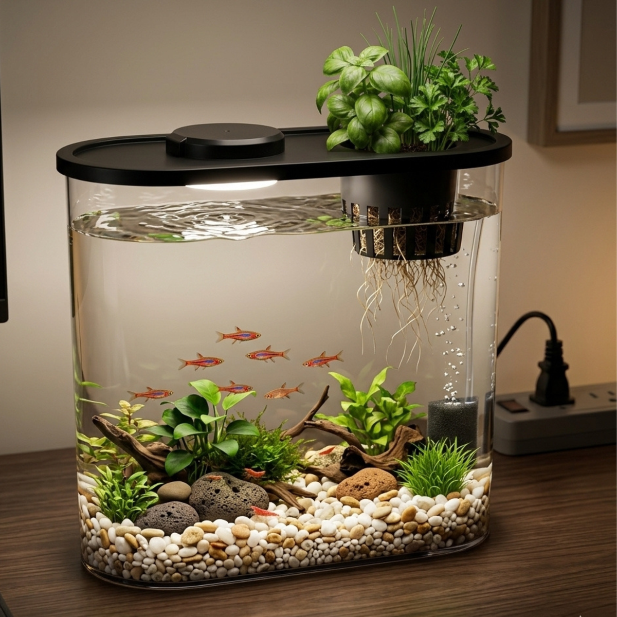 Petscope Aquarium Acrylic Tank PS-30L Black
