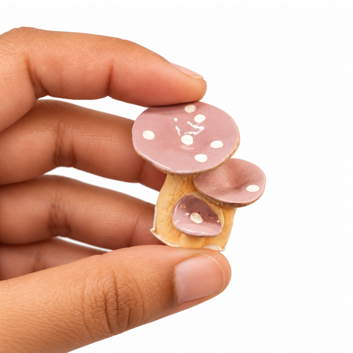 Decor Small Purple  Mushroom Toy | Single