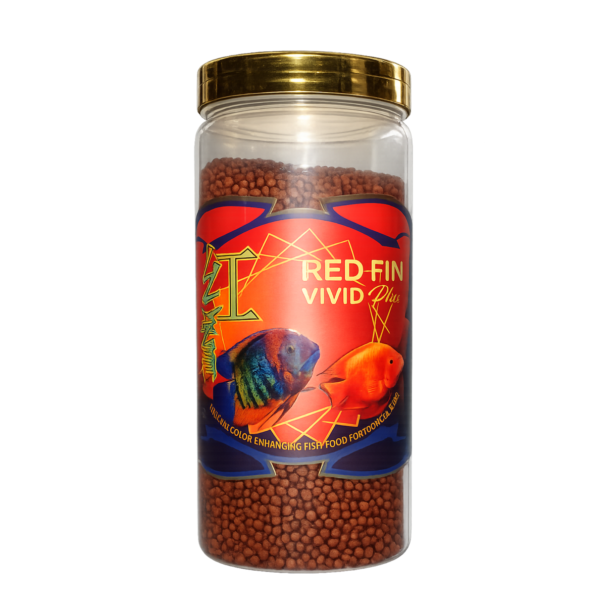 REDFIN Vivid Plus Fish Food For All Fishes -450gm