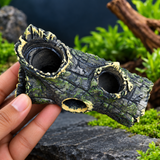 Decor Small Resin Hollow Log Aquarium Ornament 1