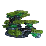 Aquarium Decor Rock With Moss  Toy ZR058