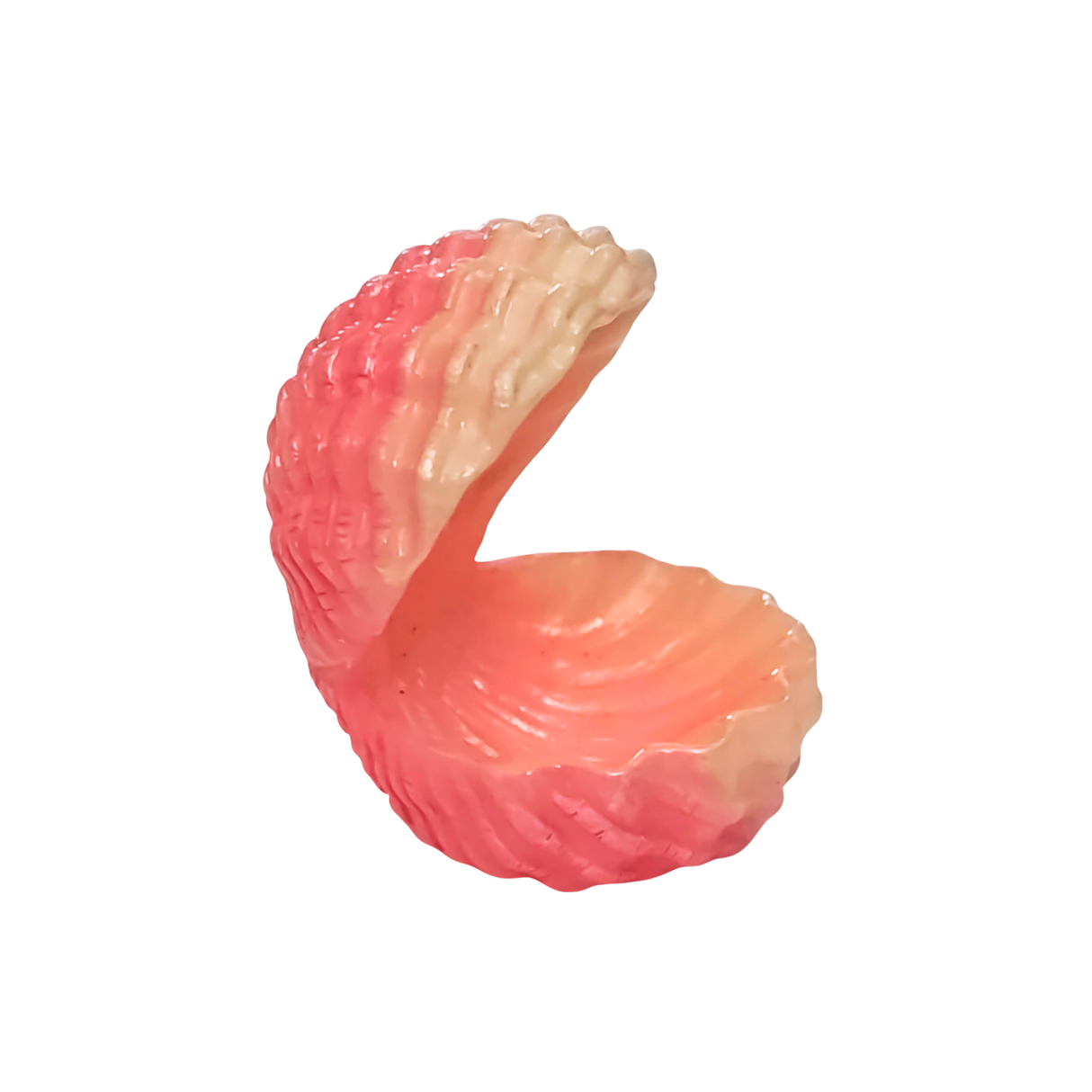 Decor Pink And Cream Miniature Resin Seashell Toy