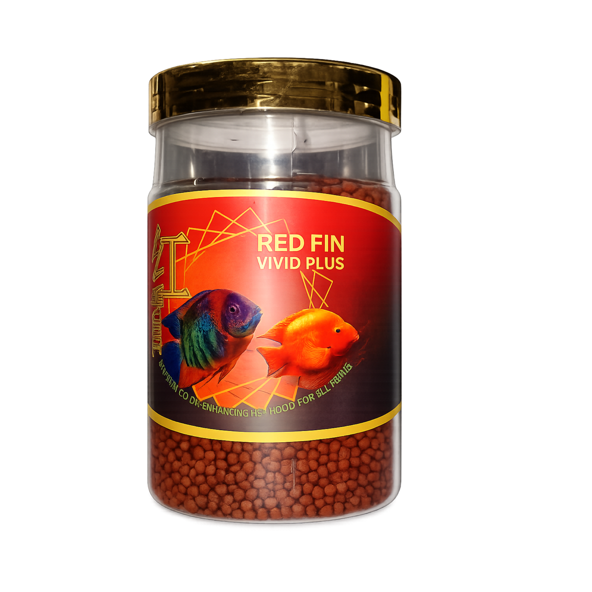 REDFIN Vivid Plus Fish Food For All Fishes Small -225gm