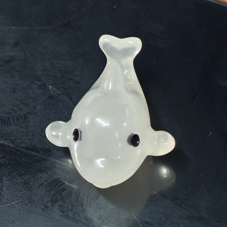 Decor Cute Glow Dolphin Fish Toy - White