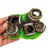 Decor Resin Wine Barrel Aquarium Ornament  RT521