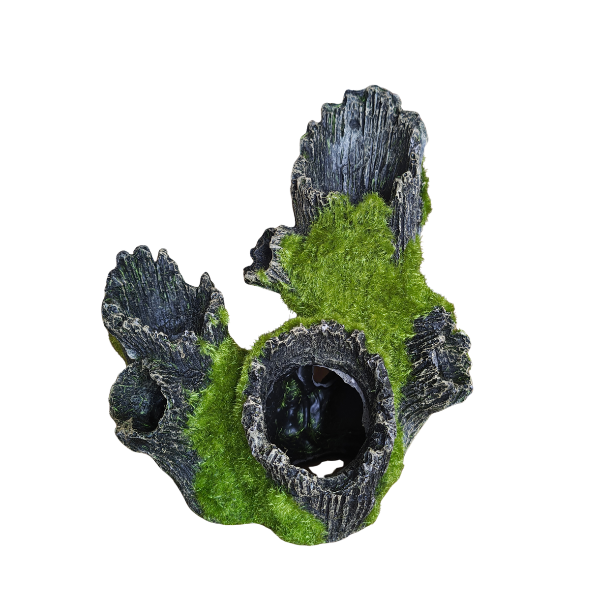 Aquarium Decor Wood With Moss Toy  ZR059